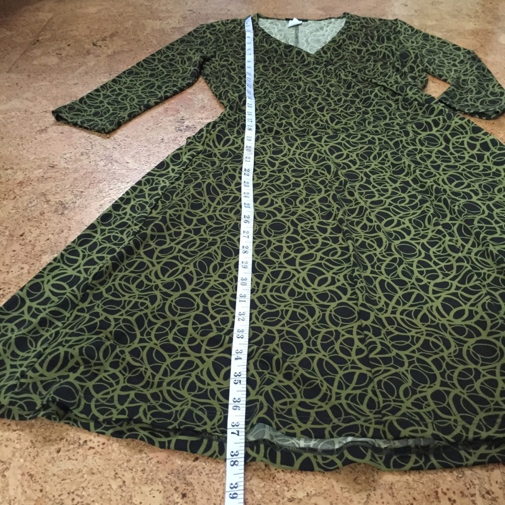 Perseption Concept Green & Black Dress Size S - Picture 11 of 12